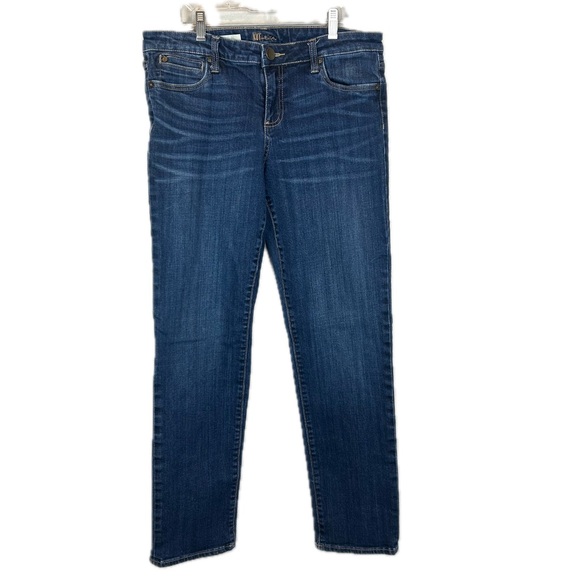 Kut From The Kloth Women’s Size 10 Catherine Boyfriend Denim Blue Jeans Mid Rise - Picture 1 of 4